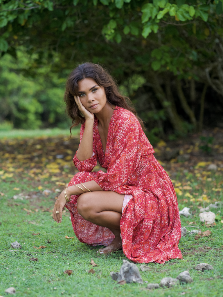 Honey & Stone Co VERA CHERRY RIPE MAXI