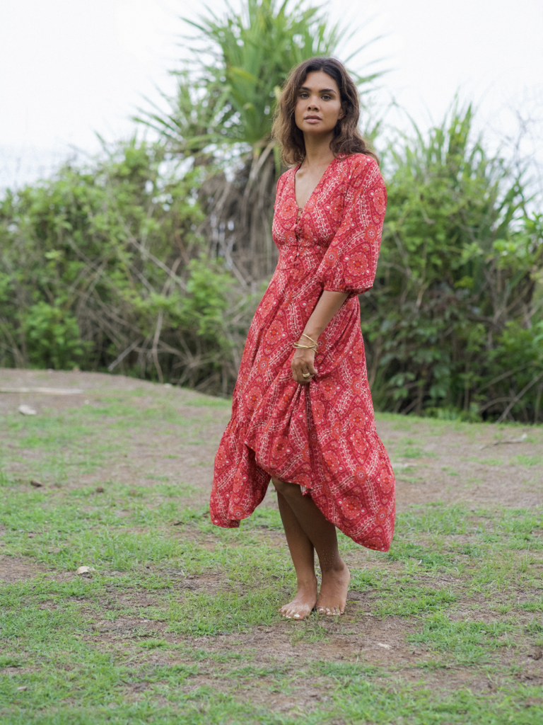 Honey & Stone Co VERA CHERRY RIPE MAXI