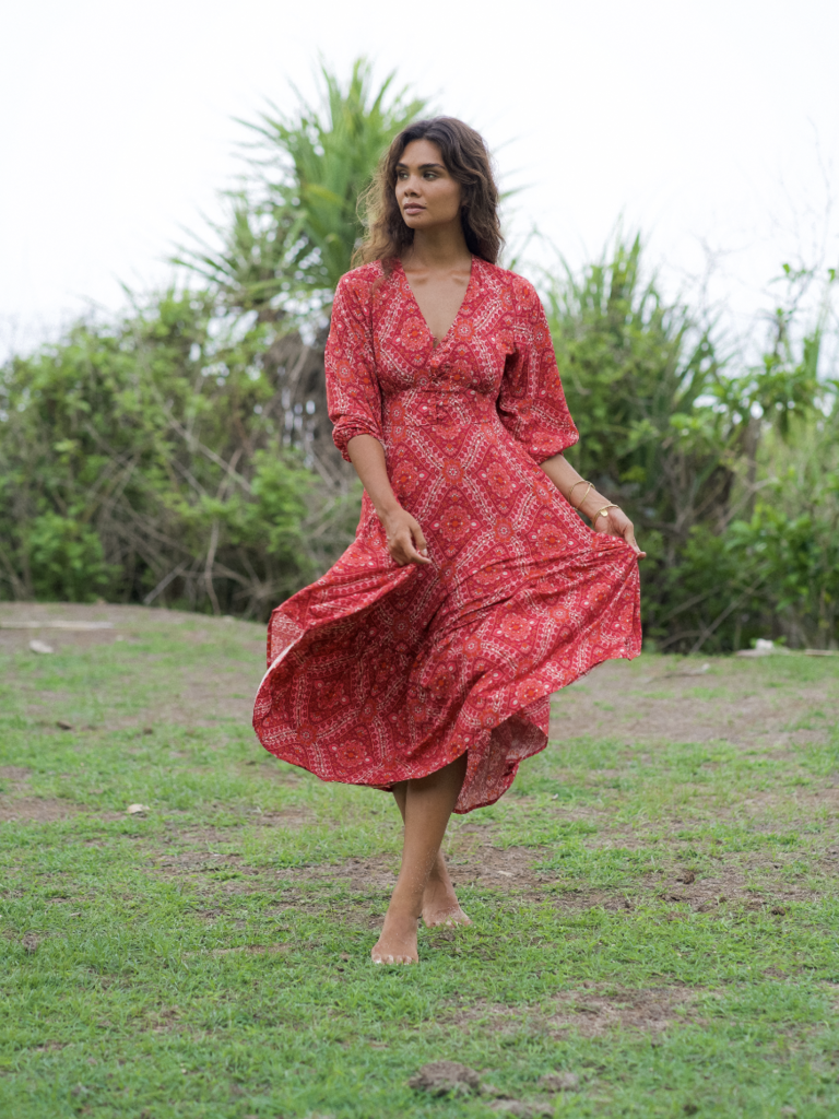 Honey & Stone Co VERA CHERRY RIPE MAXI