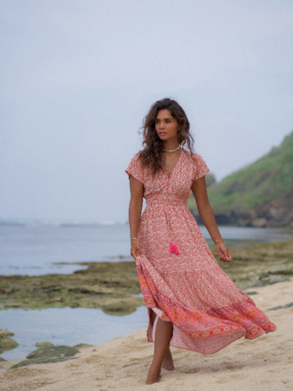 Honey & Stone Co KIARA HONEYSUCKLE MAXI