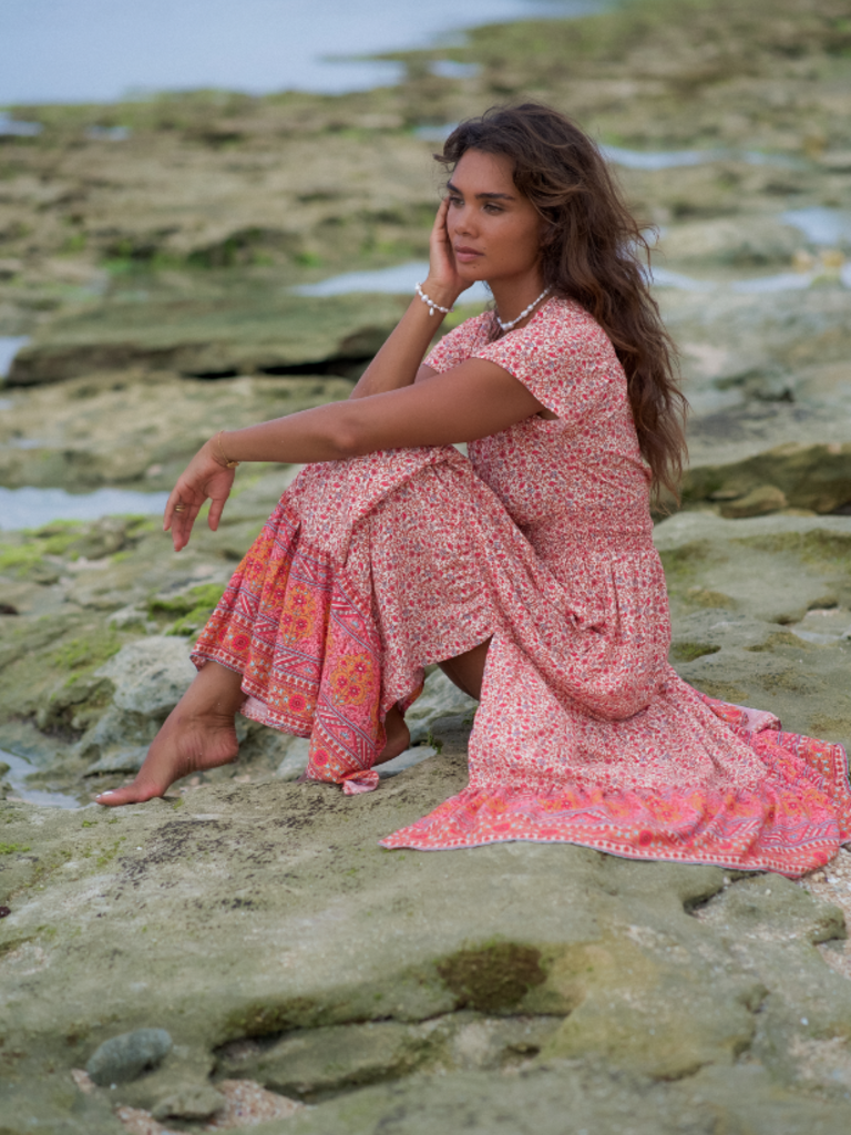 Honey & Stone Co KIARA HONEYSUCKLE MAXI