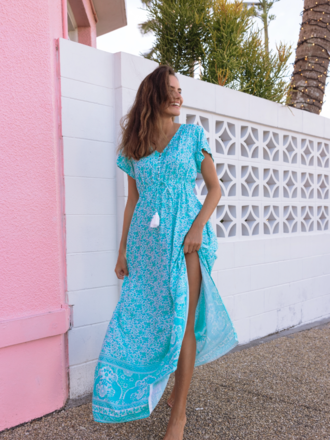 Honey & Stone Co RHIANNON SEA MIST MAXI