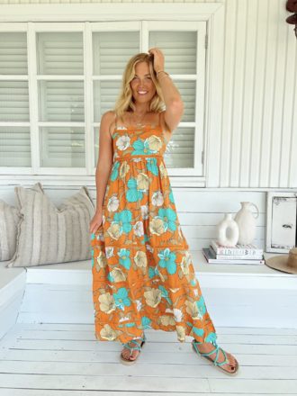 Jaase HEIDI AQUA FIELDS MAXI