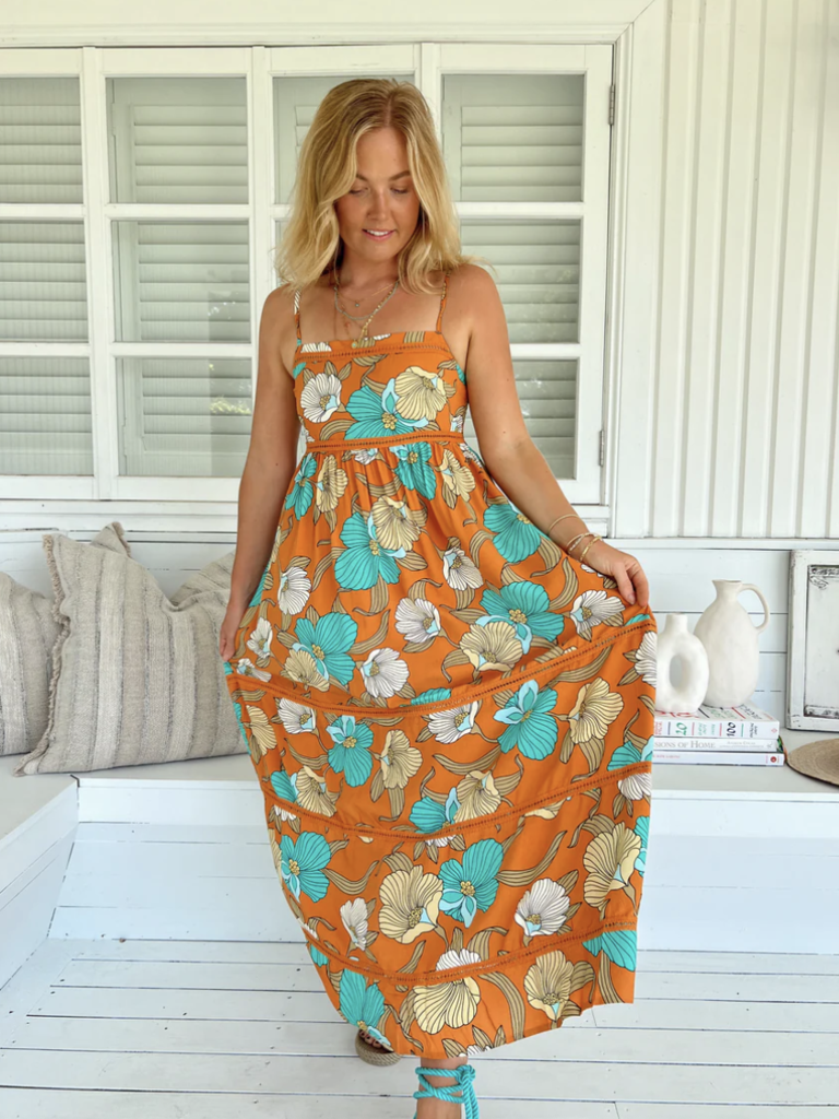Jaase HEIDI AQUA FIELDS MAXI