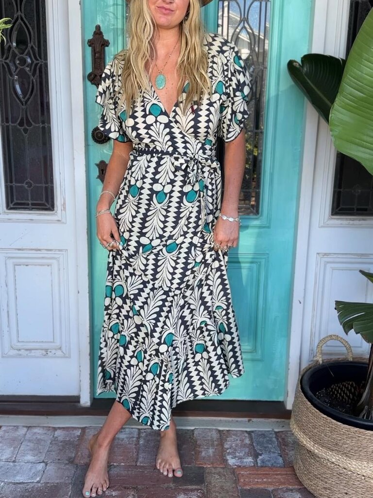 Cienna WRAP FRILL BONDI MAXI