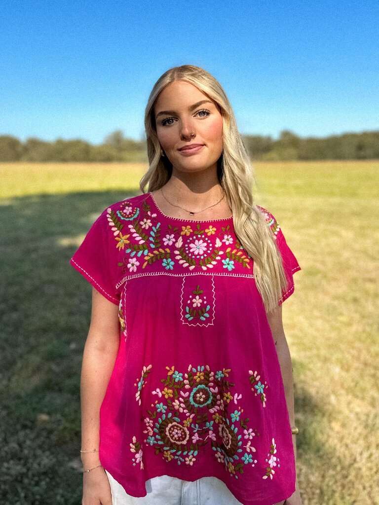 Moon Flower The Label EMILIA PINK TOP