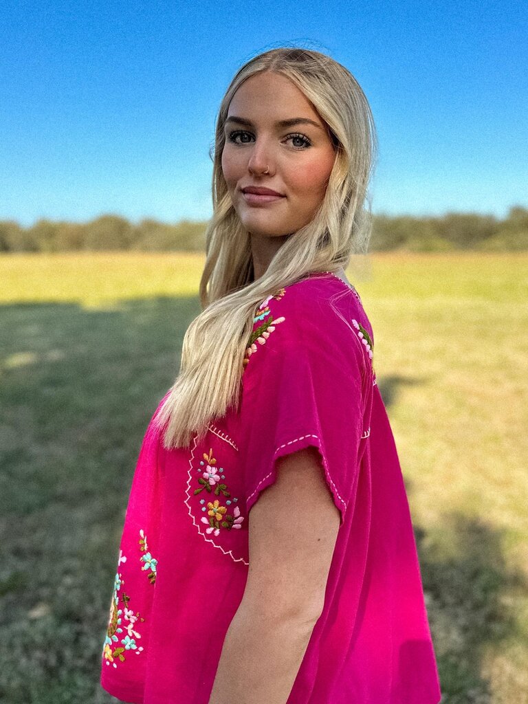Moon Flower The Label EMILIA PINK TOP