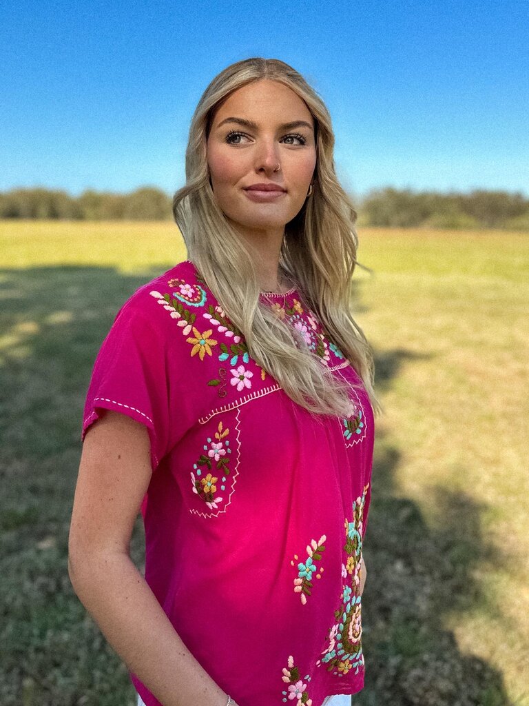 Moon Flower The Label EMILIA PINK TOP