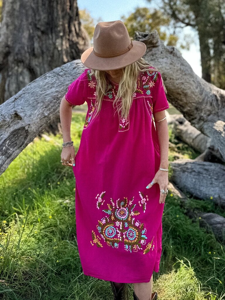Moon Flower The Label LUCIA PINK MIDI