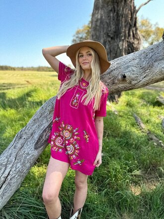 Moon Flower The Label ELENA PINK MINI