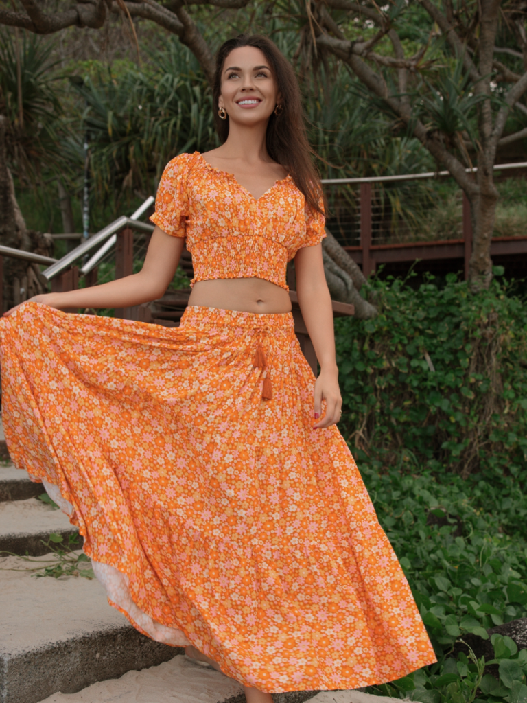 Honey & Stone Co OAKLEY MANGO TANGO MAXI SKIRT
