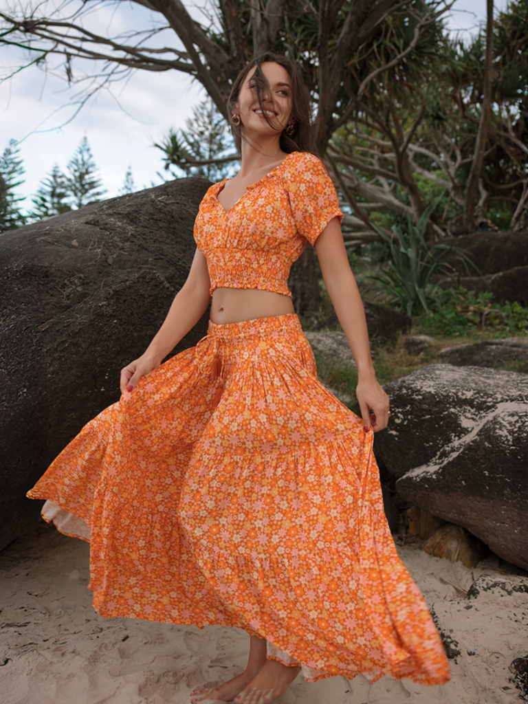 Honey & Stone Co OAKLEY MANGO TANGO MAXI SKIRT
