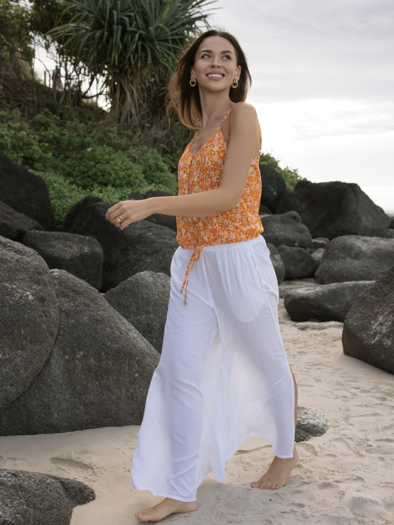 Honey & Stone Co SCARLETT MANGO TANGO TOP