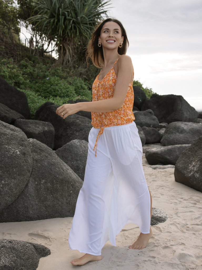 Honey & Stone Co SCARLETT MANGO TANGO TOP