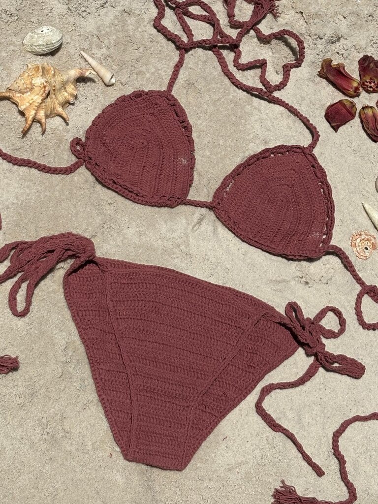 Moon Flower The Label BINDI TEA ROSE COCHET BIKINI