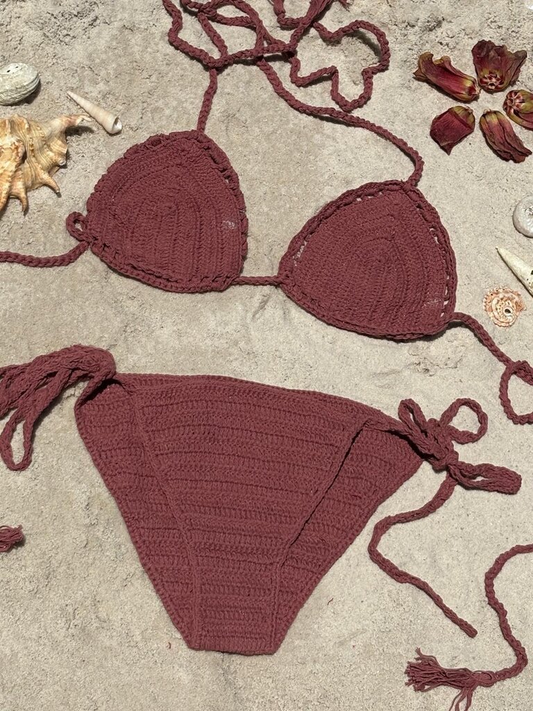 Moon Flower The Label BINDI TEA ROSE COCHET BIKINI