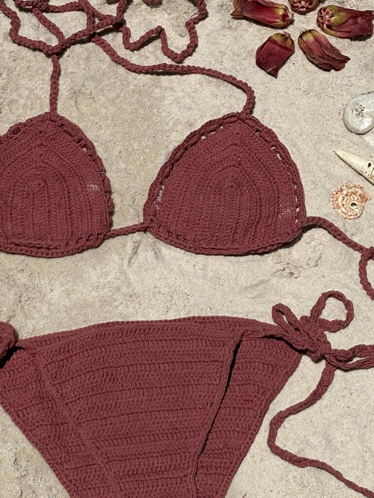 Moon Flower The Label BINDI TEA ROSE COCHET BIKINI
