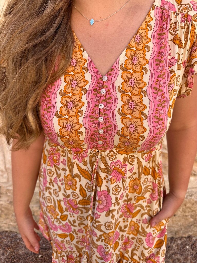 Naked Gypsy CALI SUNSET MINI DRESS
