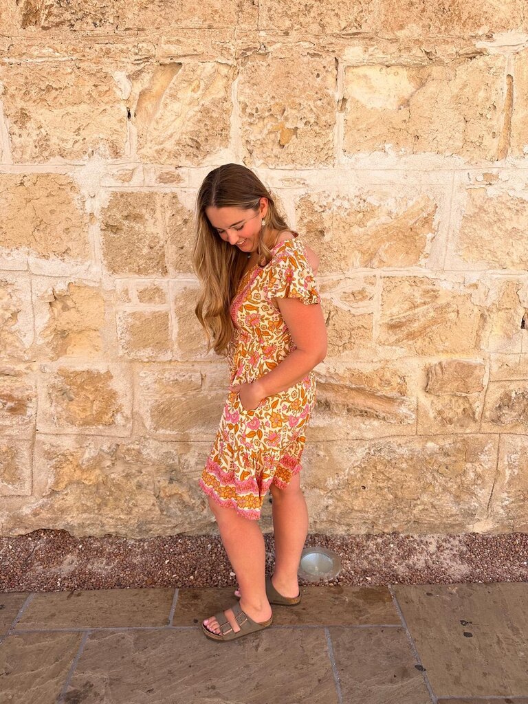 Naked Gypsy CALI SUNSET MINI DRESS