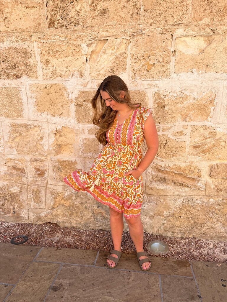 Naked Gypsy CALI SUNSET MINI DRESS