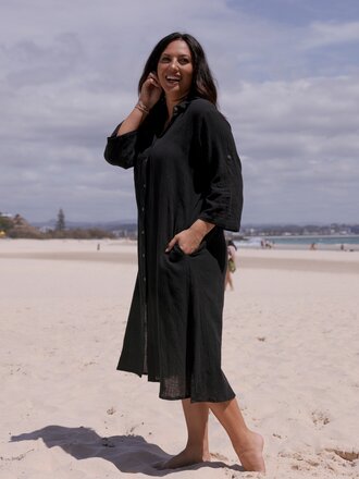 Honey & Stone Co DEKOTA BLACK MIDI