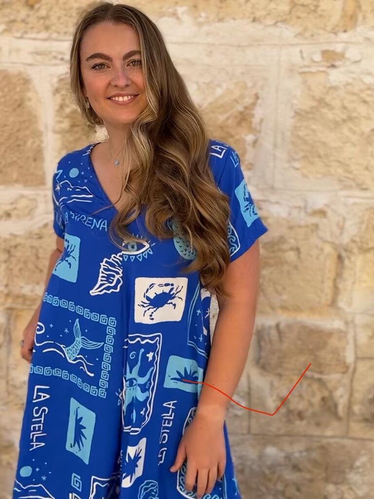 Honey & Stone Co HARLOW BLUE SUN JUMPSUIT