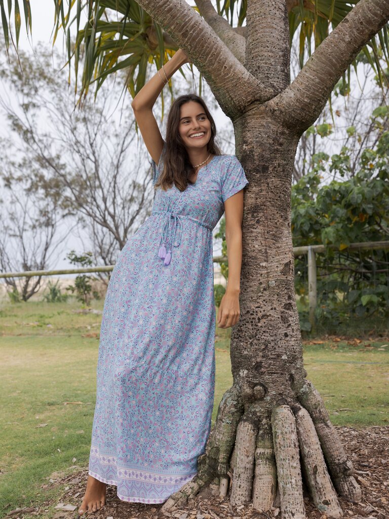 Honey & Stone Co RHIANNON SERENITY MAXI DRESS