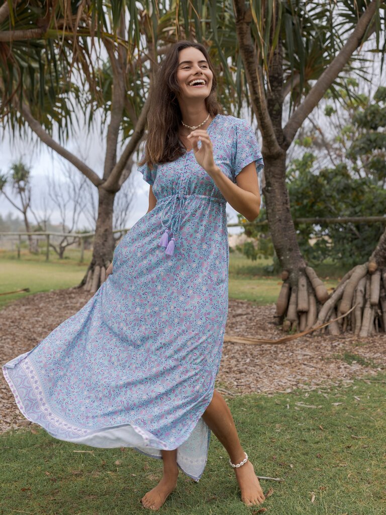 Honey & Stone Co RHIANNON SERENITY MAXI DRESS