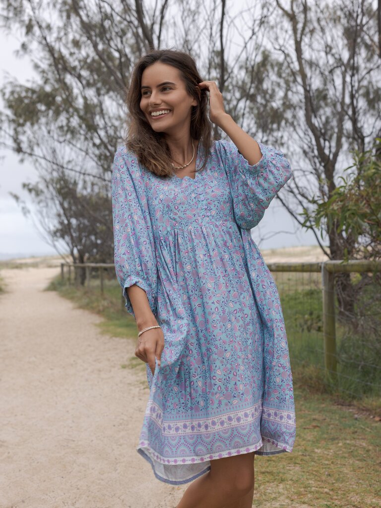 Honey & Stone Co MAGGIE SERENITY MINI DRESS