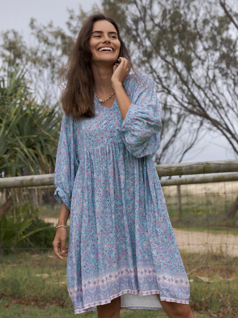 Honey & Stone Co MAGGIE SERENITY MINI DRESS