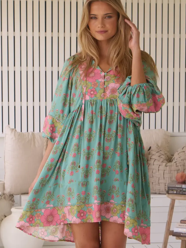 Jaase ADELA MEADOWLAND MINI DRESS