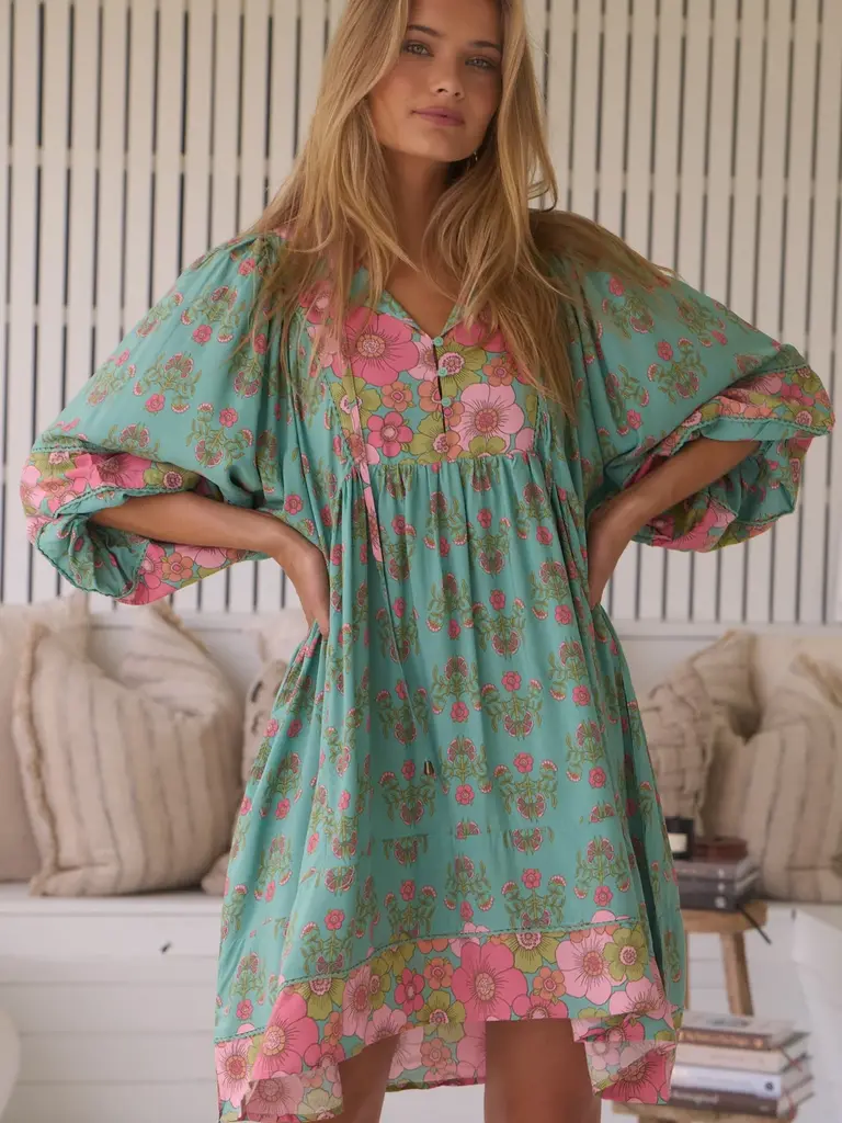 Jaase ADELA MEADOWLAND MINI DRESS