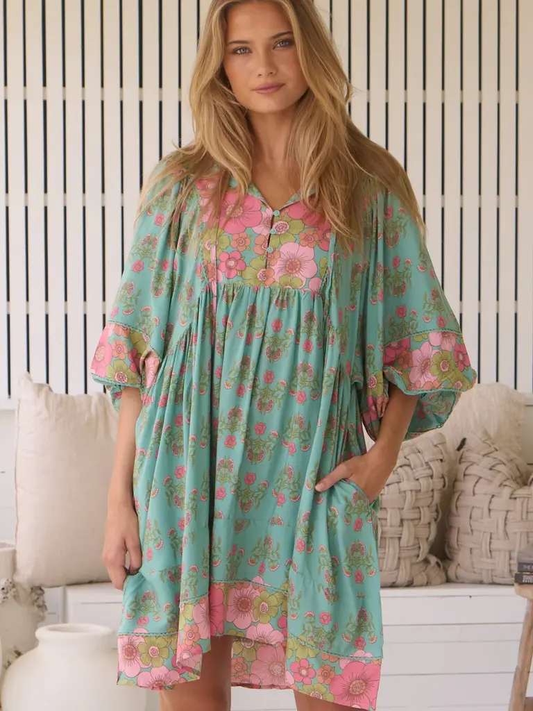 Jaase ADELA MEADOWLAND MINI DRESS