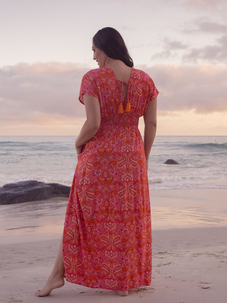 Honey & Stone Co ZEN RISING SUN MAXI DRESS
