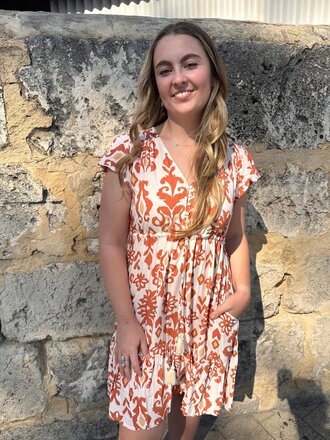 Naked Gypsy CALI PINDAN MINI DRESS