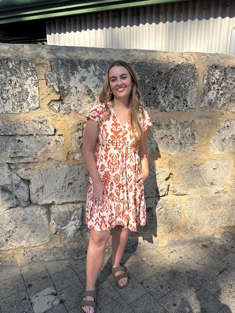 Naked Gypsy CALI PINDAN MINI DRESS