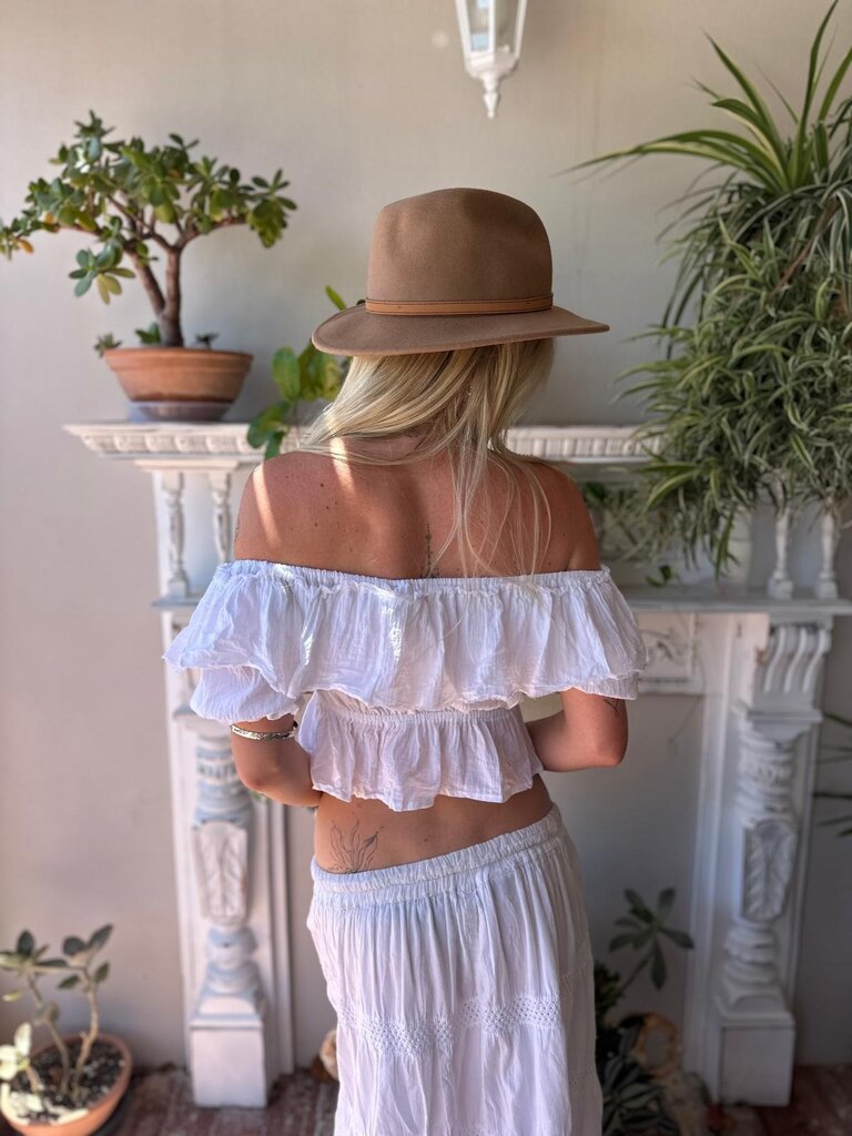 Moon Flower The Label ROMY WHITE TOP