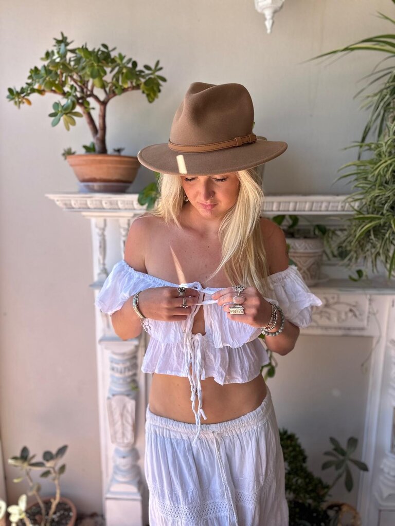 Moon Flower The Label ROMY WHITE TOP