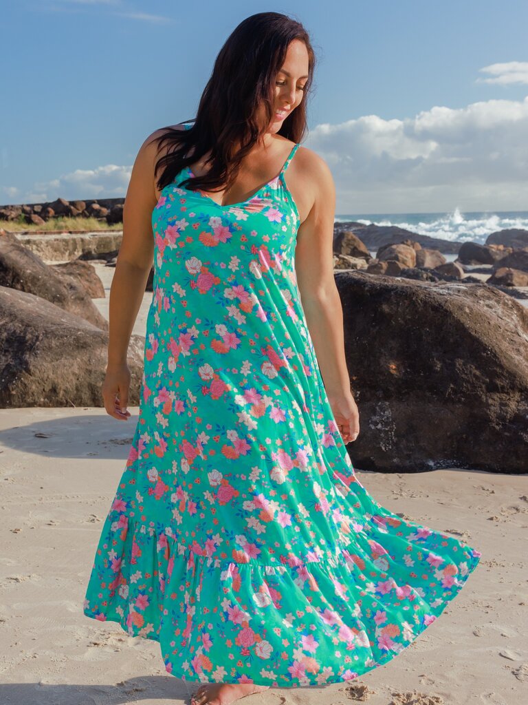 Honey & Stone Co COCO MAXI DRESS SECRET GARDEN