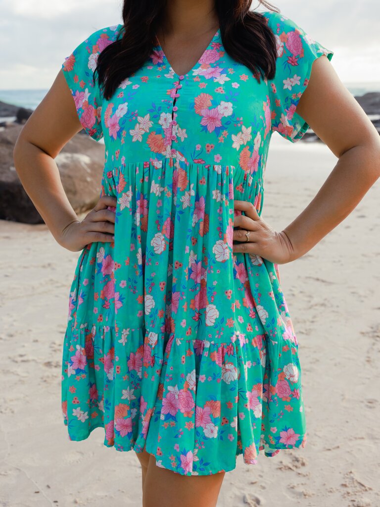 Honey & Stone Co COCO MAXI DRESS SECRET GARDEN