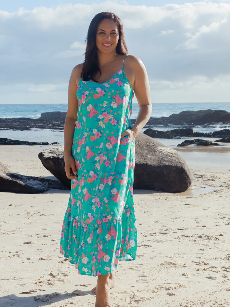 Honey & Stone Co COCO MAXI DRESS SECRET GARDEN