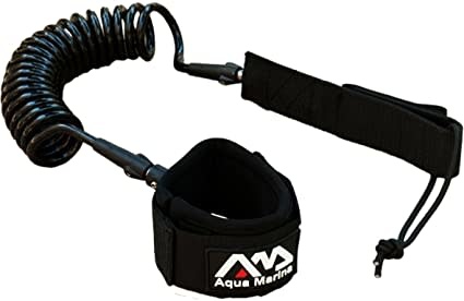 Aqua Marina Laisse cordon de sécurité avec bobine Leash de 10 pieds