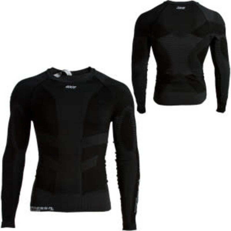 Chandail à compression à manches longues Ultra Compressrx LS pour homme 4 Noir