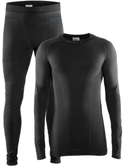 Craft Ensemble de camisole à manches longues et combines Seamless Zone Set pour hommes
