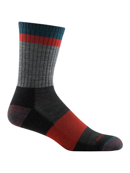 Darn Tough Bas Heady Stripe Micro Crew Light Cushion pour hommes