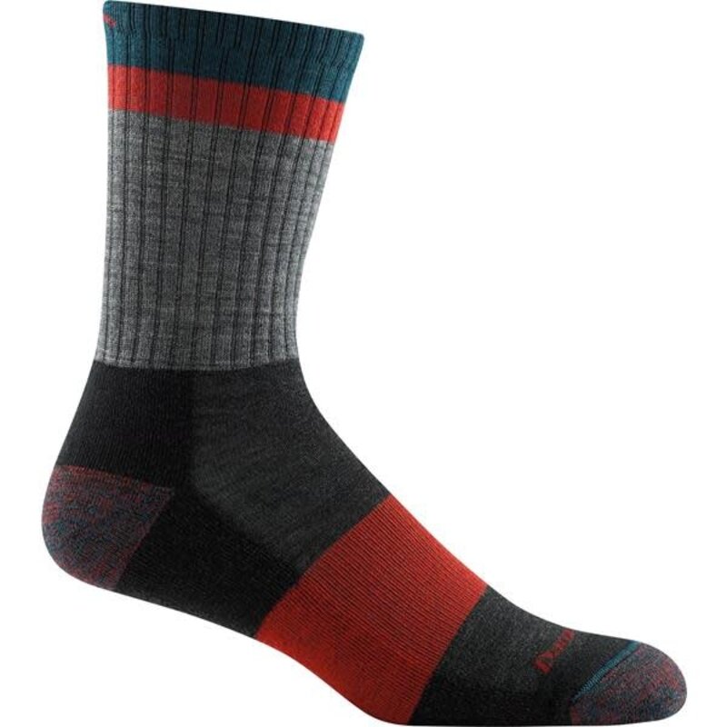 Darn Tough Bas Heady Stripe Micro Crew Light Cushion pour hommes