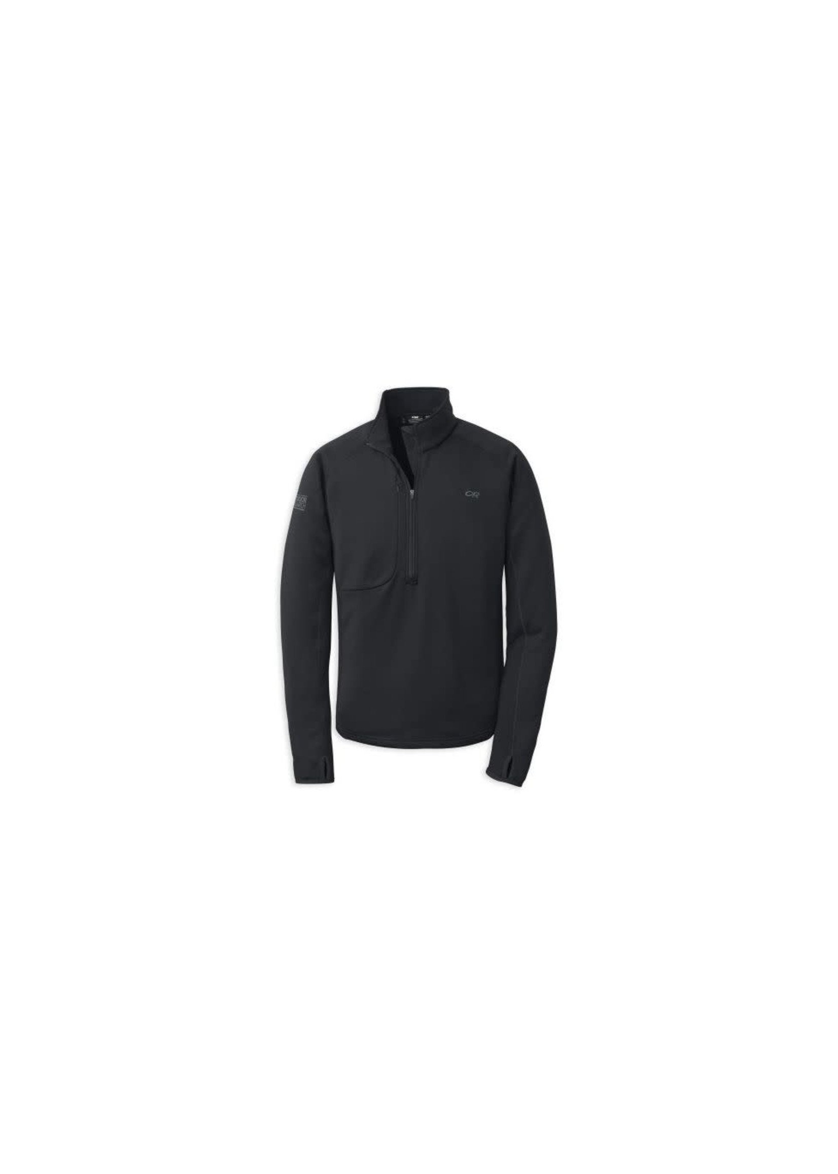 Outdoor Research Chandail Radiant Hybrid Pullover pour hommes Noir 2XL