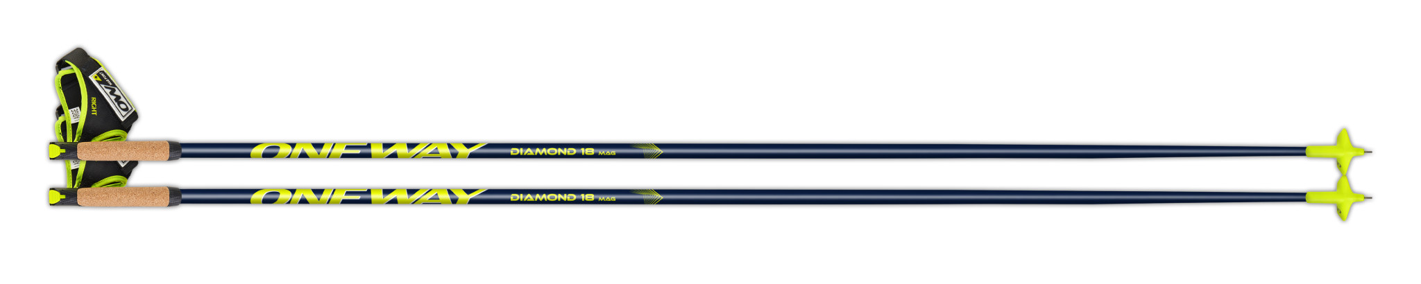 One Way Bâtons de ski de fond Diamond 18 MAG