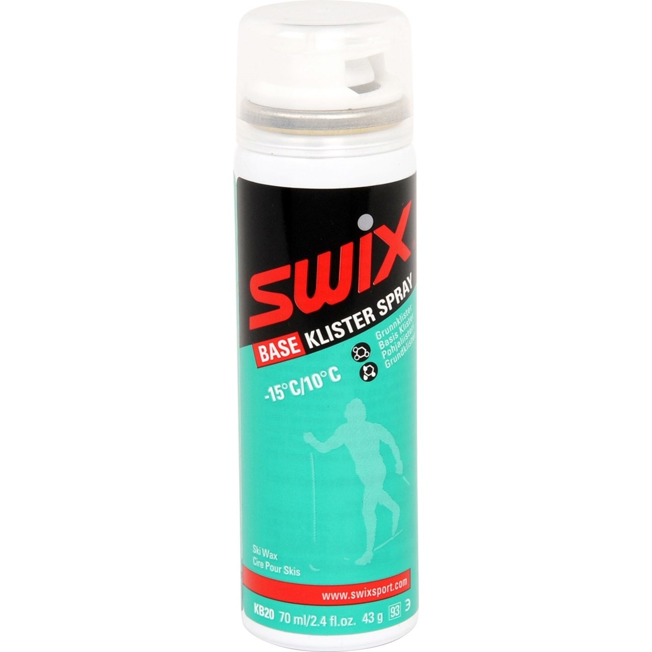 Swix Klister de base en aérosol -15/+10 70 ml