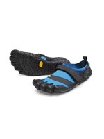 Vibram Souliers de course Bare-Foot V-Aqua pour hommes 41 Noir/Bleu pâle